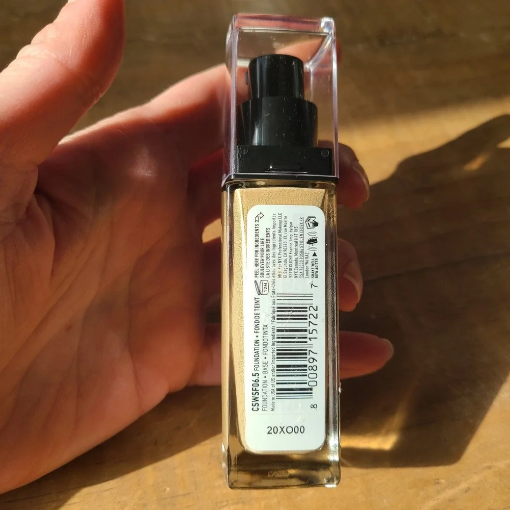 NYX MAKEUP Can't Stop Won't Stop Foundation, 24h Full Coverage NUDE